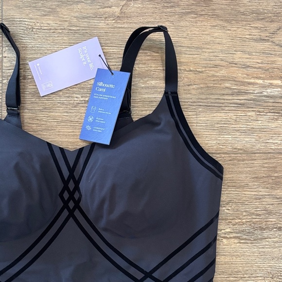 Honeylove Black Silhouette Cami Shapewear Women's Size 1X NWT - Picture 5 of 9